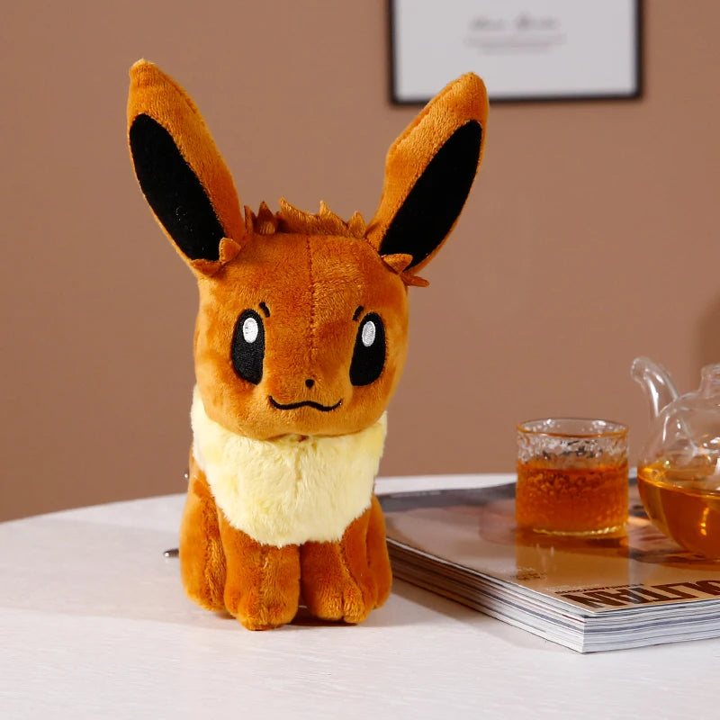 Pikachu Cosplay Eevee Plush Pokemon Stuffed Dolls Eevee Dressing Cloak Cos Pikachu Plushies Kawaii Toys Hobbies Lovely Kids Gift