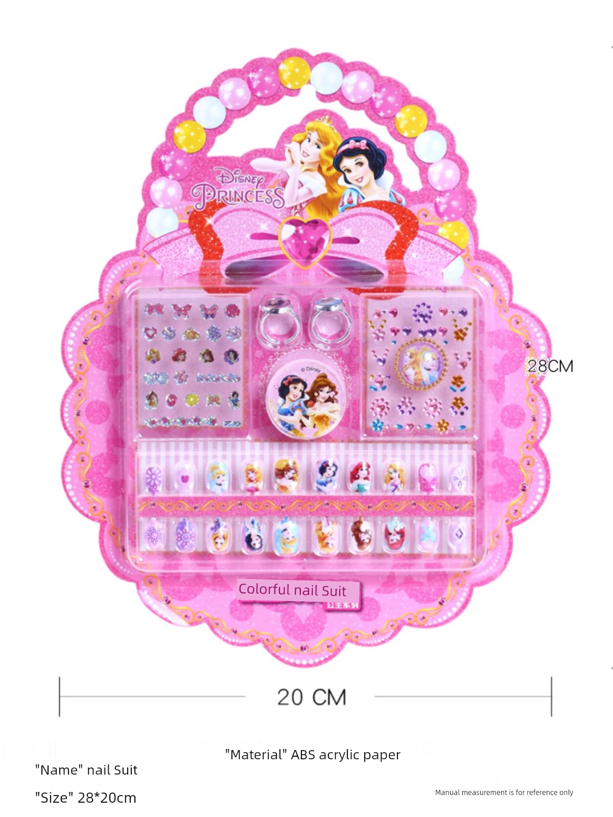 Ye Luoli Ice Princess Gem Girl Toy Nail Sticker