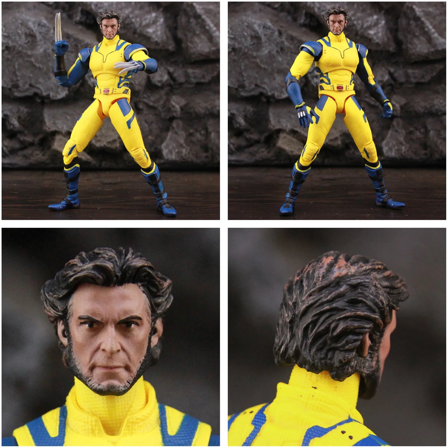 ZD Marvel 2024 Movie Deadpool 3 Deadpool & Wolverine 1/10 8" Action Figure Wade Winston Wilson Howlett Logan Legends Toys