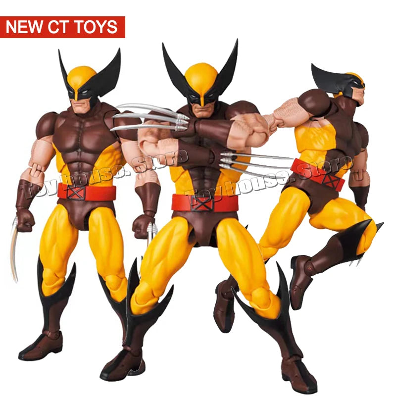New Ct Toys Wolverine Deadpool Anime Figure Mafex 138 Deadpool 3 Movie Action Figure Figurine Model Statue Collection Toys Gifts