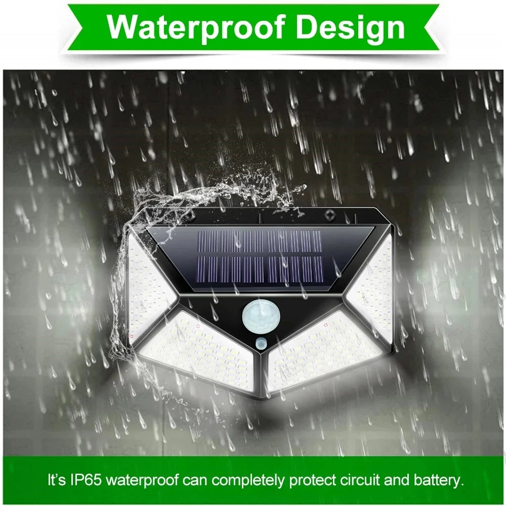 Solar Power Wall Light-Motion Sensor Waterproof