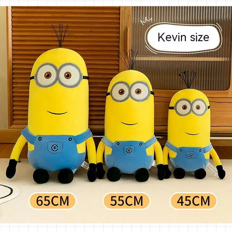 Cute Minions Movie Characters Yellow Plush Toys Bob Stuart In Jeans Soft Dolls Toys & Hobbies Christmas Birthday Gift 1pcs