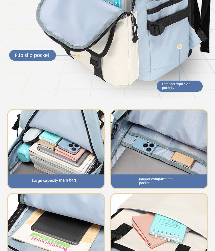 NBA Joint Name New Arrival Large Capacity Schoolbag Boys Primary School Students Kids Niche Style Kobe Star James Men's Lightweight