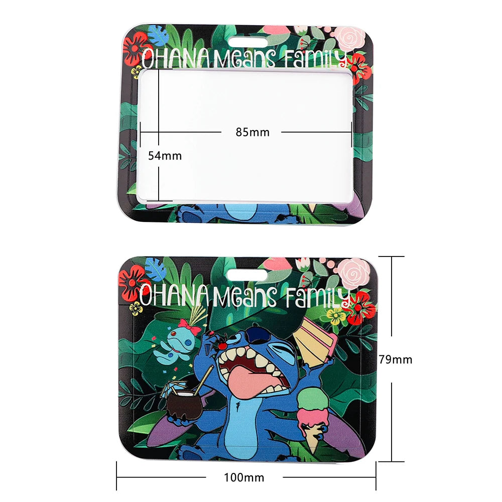 Stitch Lanyard ID Card Badge Holder