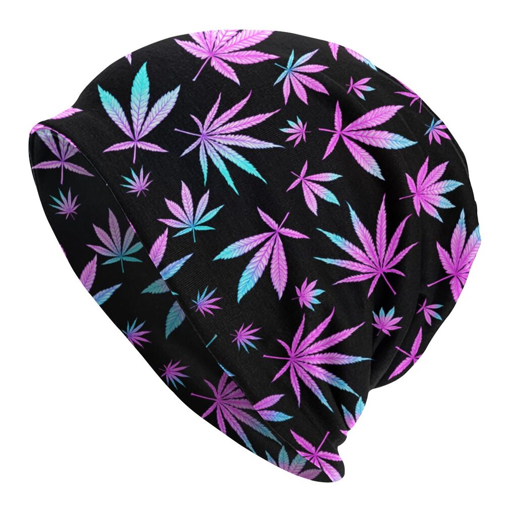 420 Cannabis Leaves Bonnet Hats Knitting Hats Hip Hop