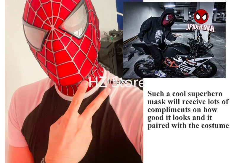 Marvel Toby Spiderman Mask Detachable Lenses 3D Spider-Man