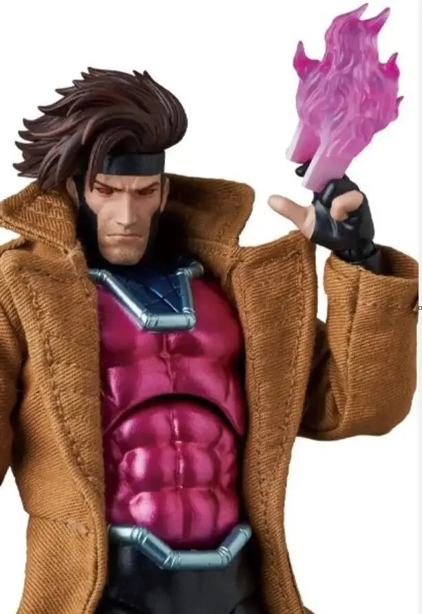New CT Toys Gambit Mafex 131 Figure SHF X-Men Wolverine Action Figure PVC Statue Model Figurine Kids Toy Customized Gifts