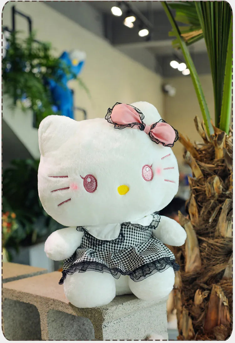 70cm Big Size Sanrio Hello Kitty Anime Plus Stuffed Doll Cartoon Anime Character Cute Throw Pillow As A Holiday Gift for Friends
