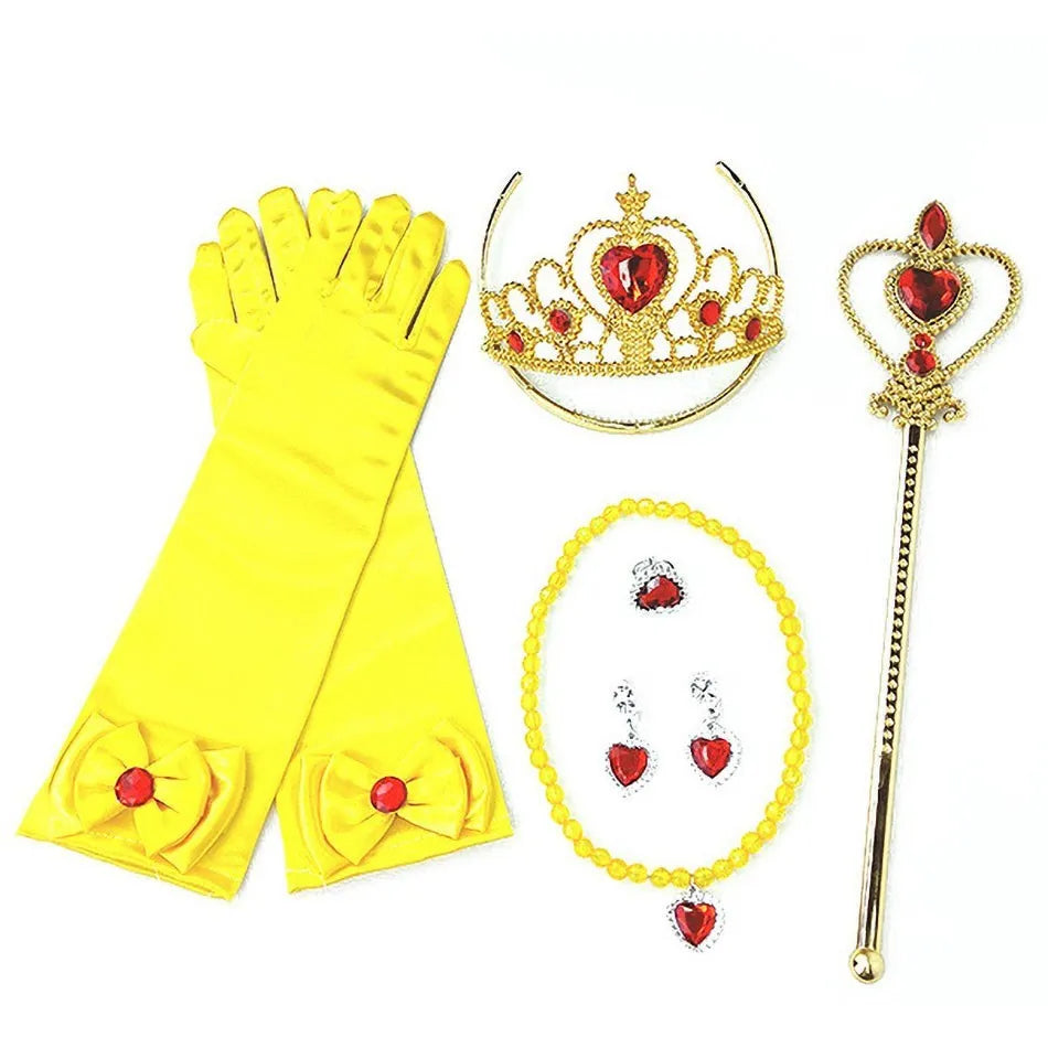 Disney Belle Dress Children Princess Costume