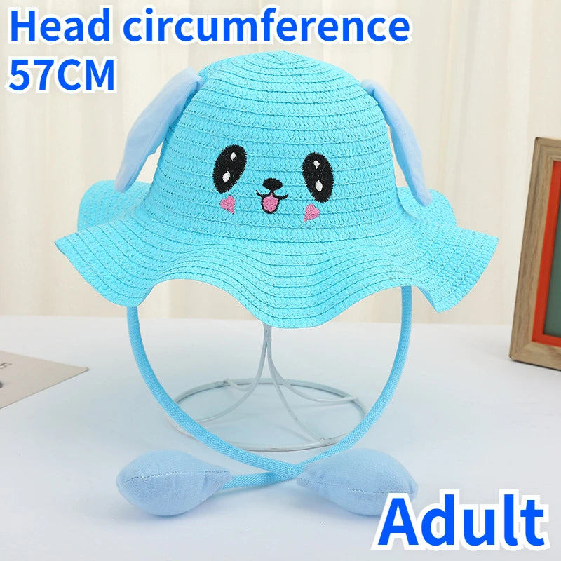 Glowing Plush Ear Moving Jumping Rabbit Hat Funny Glowing Ear Moving Bunny Hat Cosplay Christmas Party Hat 5-18 Years and Adult