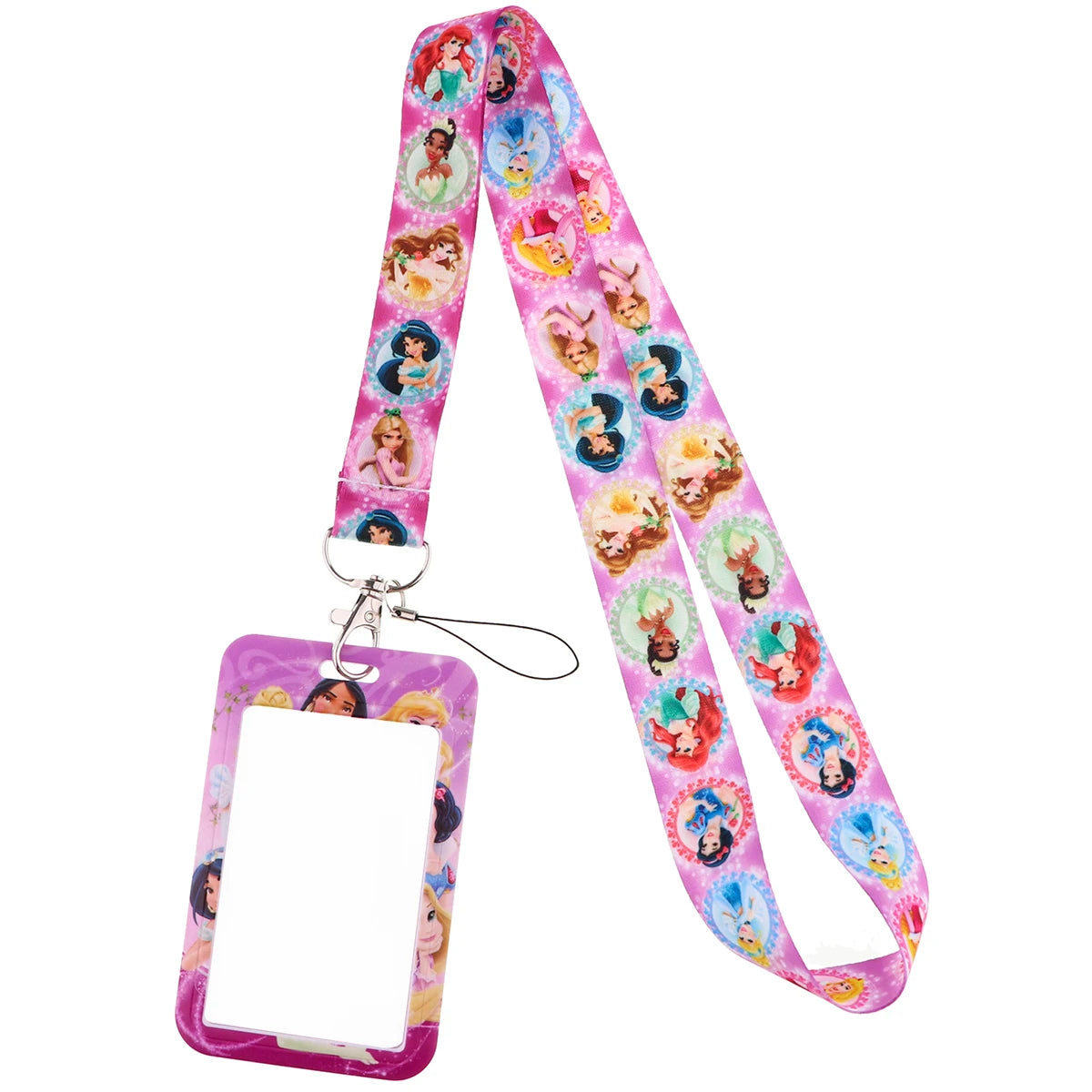 Disneys Princess Keychains Lanyard