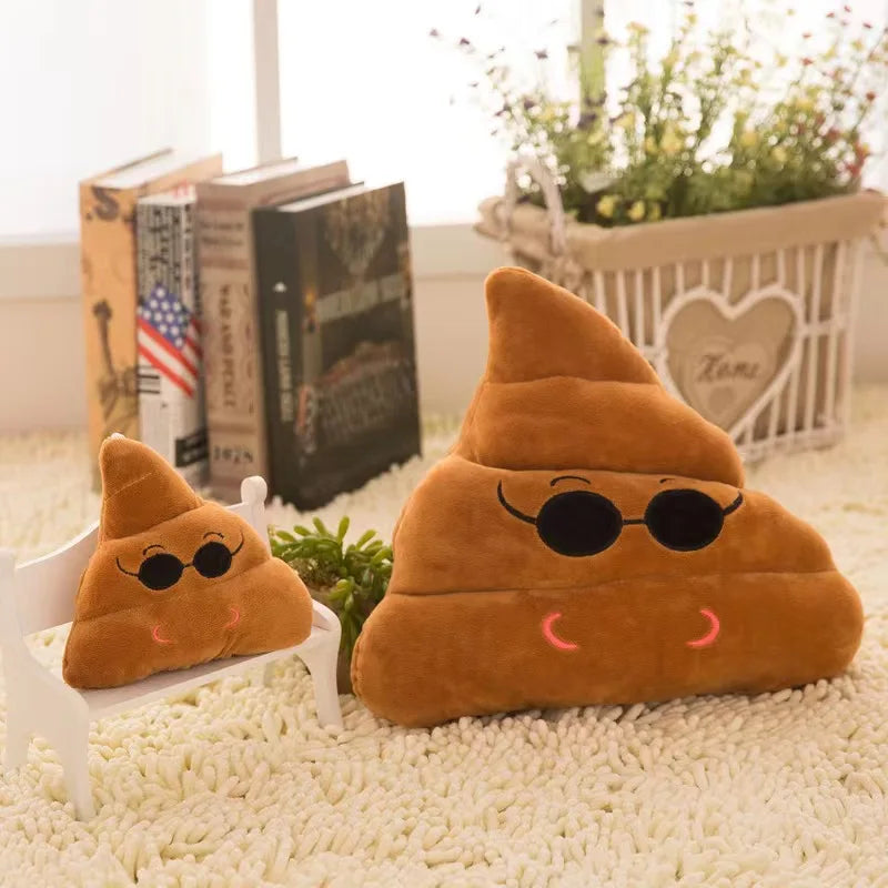 Funny Super Poop Pillow Plush Toy Creative Cute Face Expression Shit Doll Stuffed Toy for Children Kids Birthday Christmas Gifts