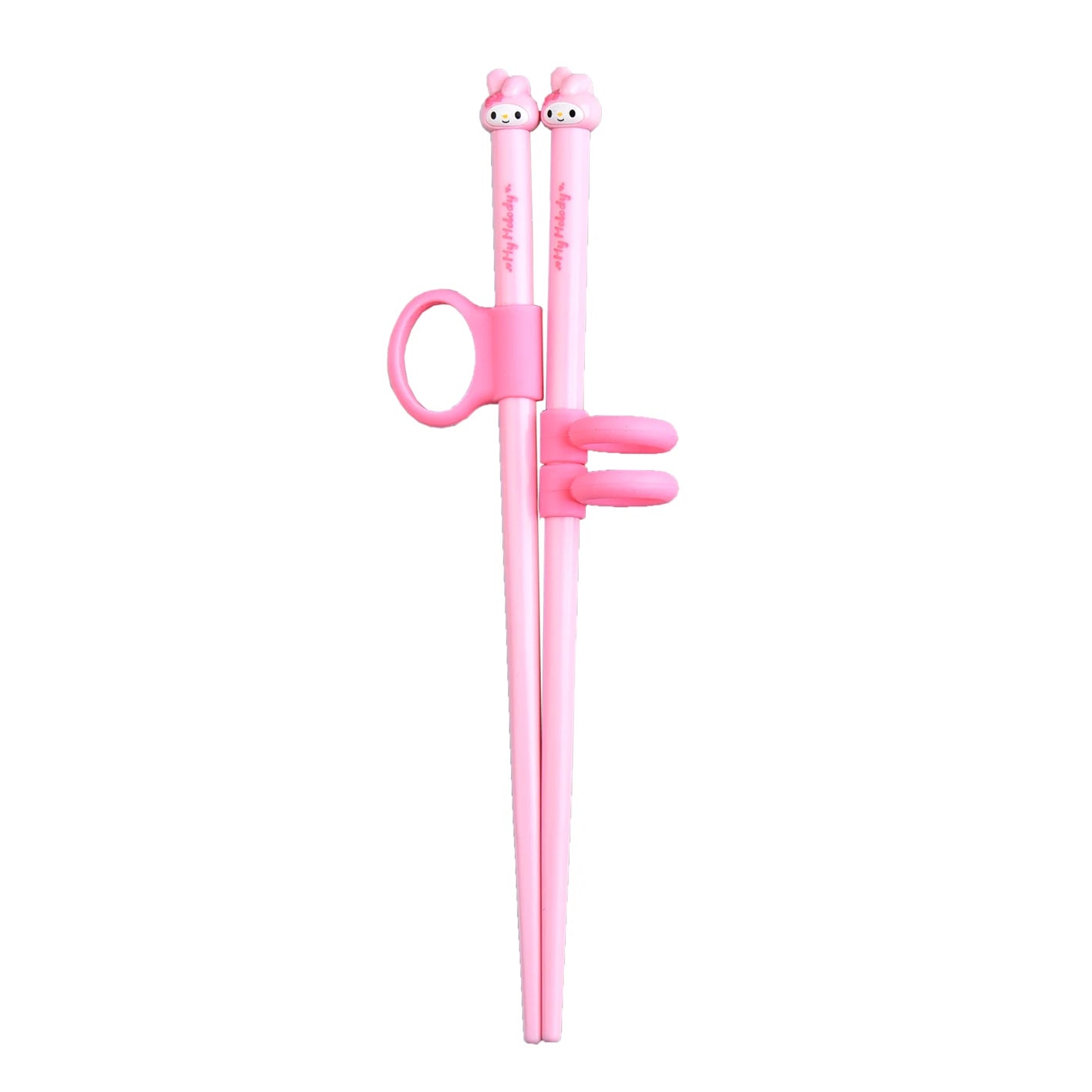 Kawaii Sanrio Hello Kitty Chopsticks Anime Cinnamoroll Kuromi Kids Fast Practice Finger-Cot Chopsticks Tsupplies Ableware Gift