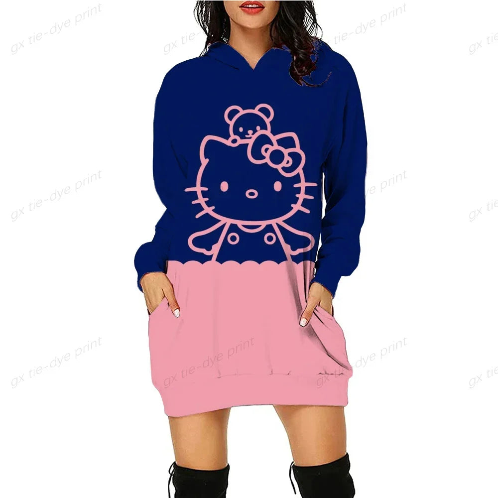 Women Hoodie HELLO KITTY Sweatshirt