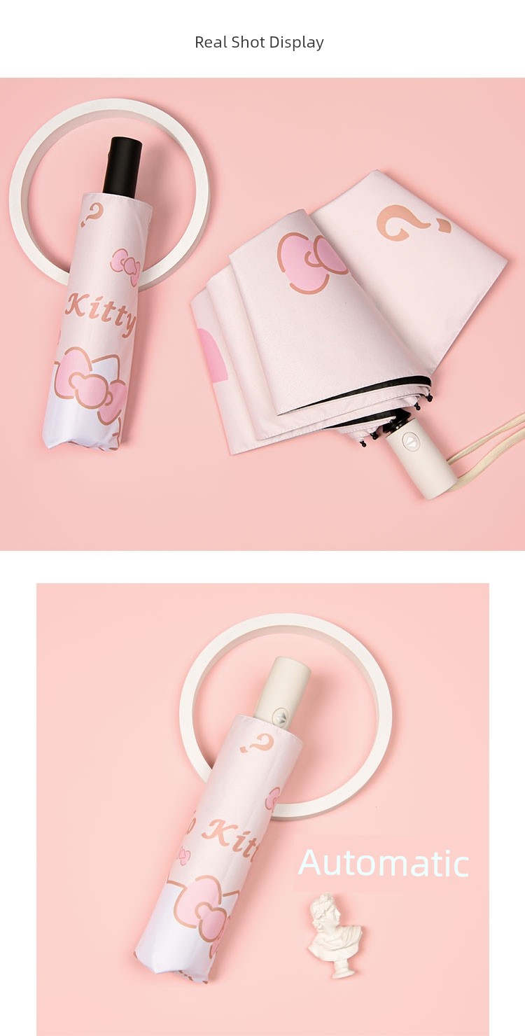Hello Kitty Elementary School Student Sun-Proof Umbrella