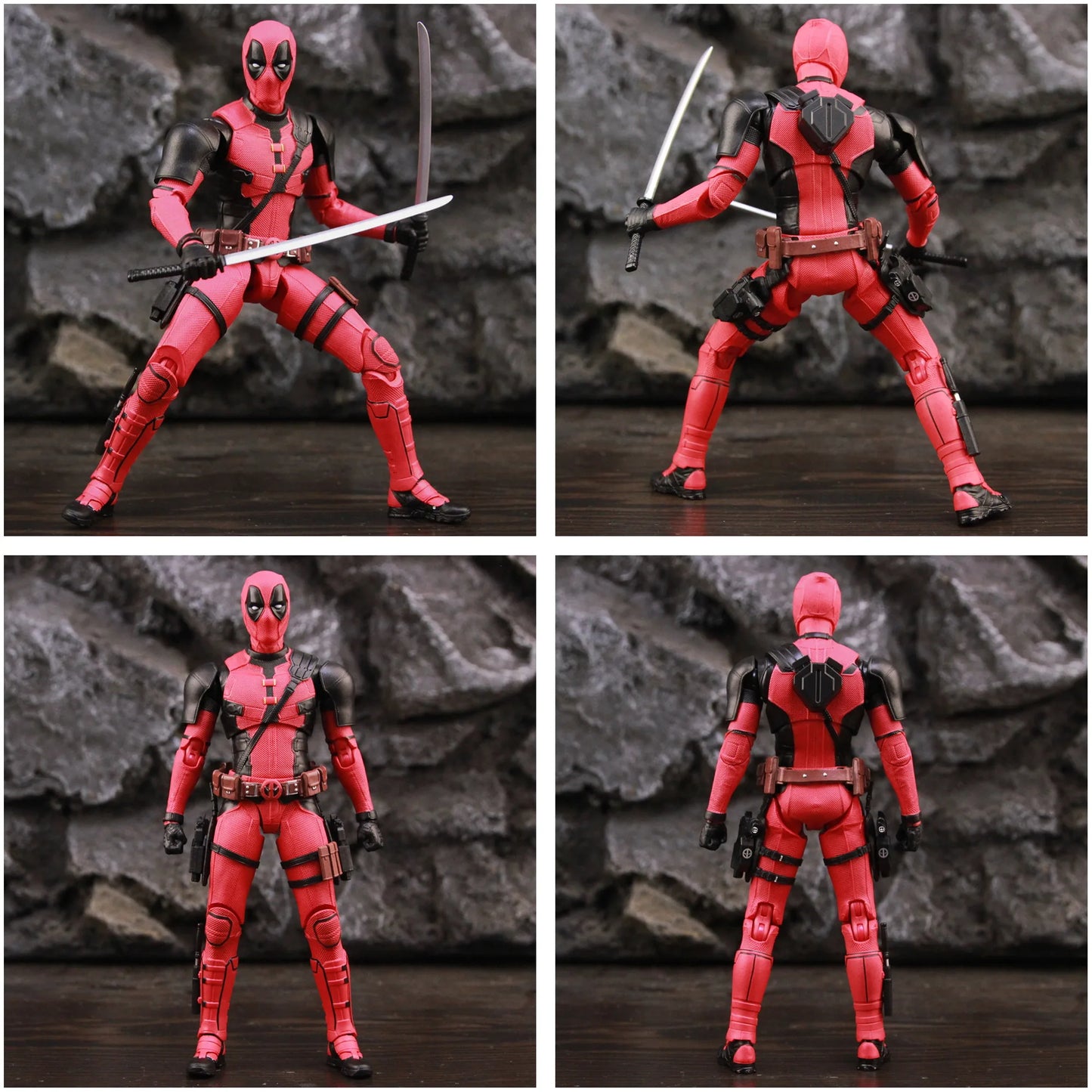 ZD Marvel 2024 Movie Deadpool 3 Deadpool & Wolverine 1/10 8" Action Figure Wade Winston Wilson Howlett Logan Legends Toys