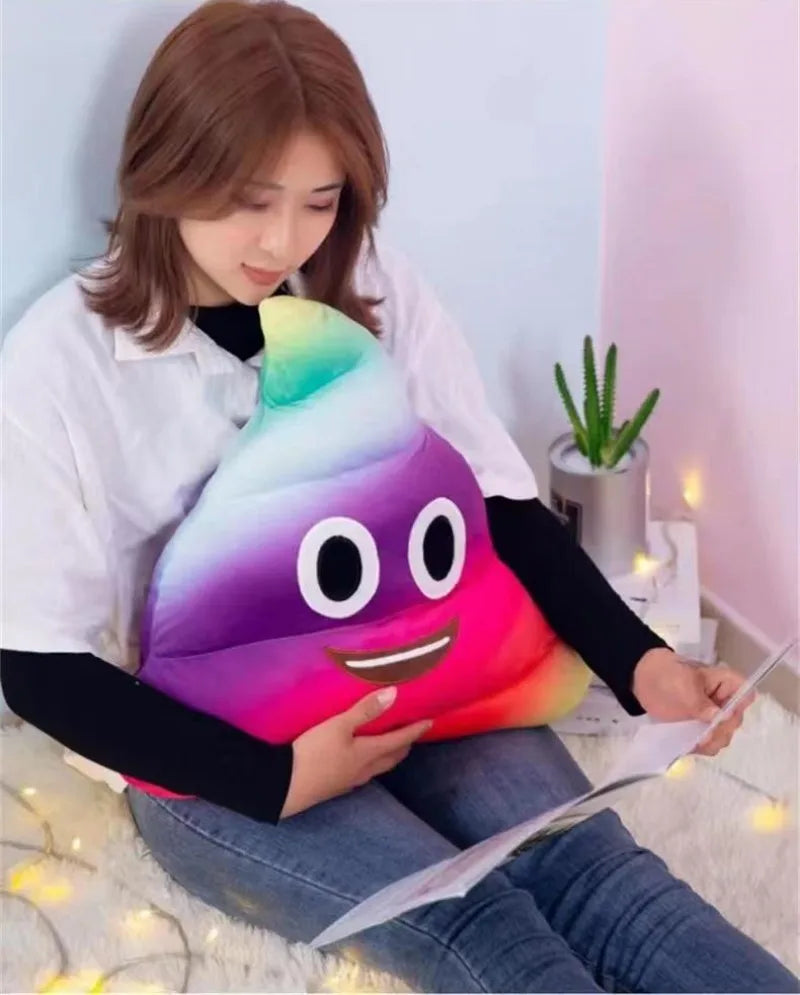 Funny Super Poop Pillow Plush Toy Creative Cute Face Expression Shit Doll Stuffed Toy for Children Kids Birthday Christmas Gifts