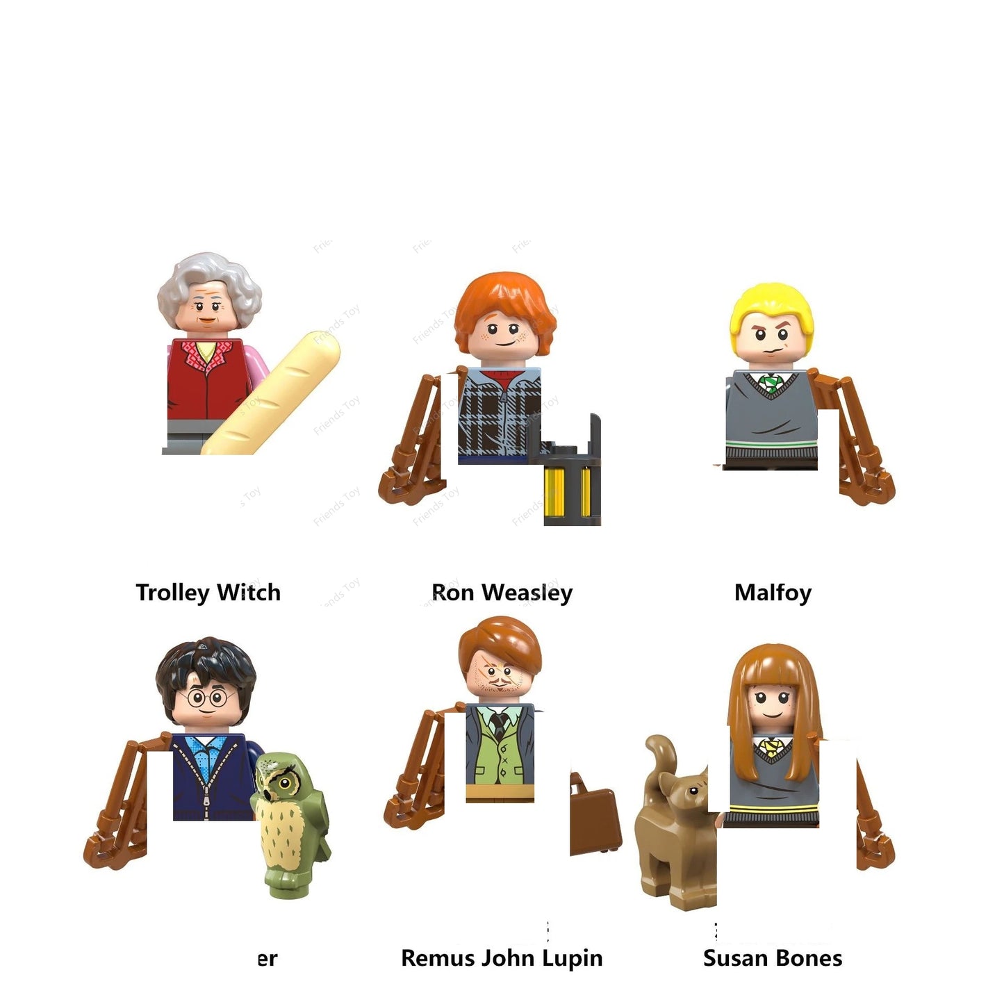 14pcs/set Harris HP Mini Man Figure WM6059