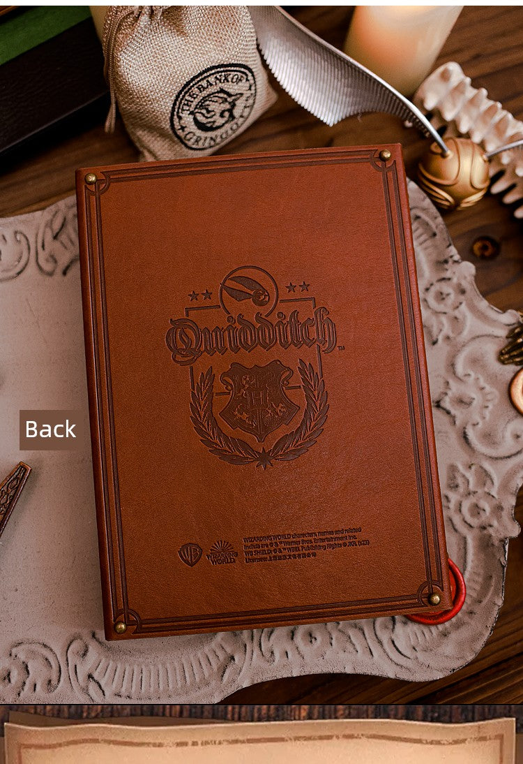 Harry Potter Hard Leather Hinge Thread-Mounted Diary