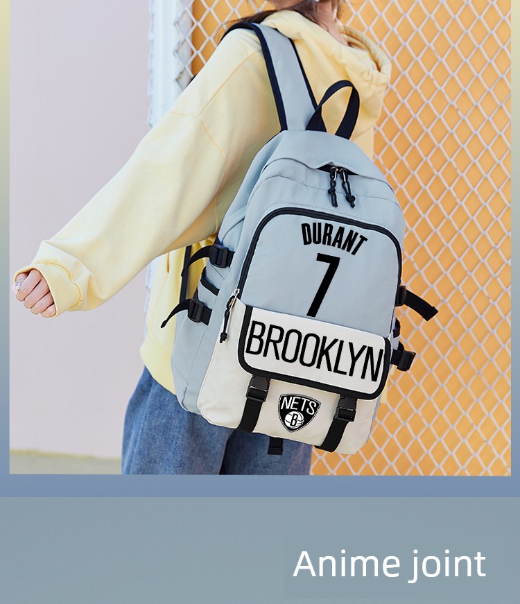 NBA Joint Name New Arrival Large Capacity Schoolbag Boys Primary School Students Kids Niche Style Kobe Star James Men's Lightweight