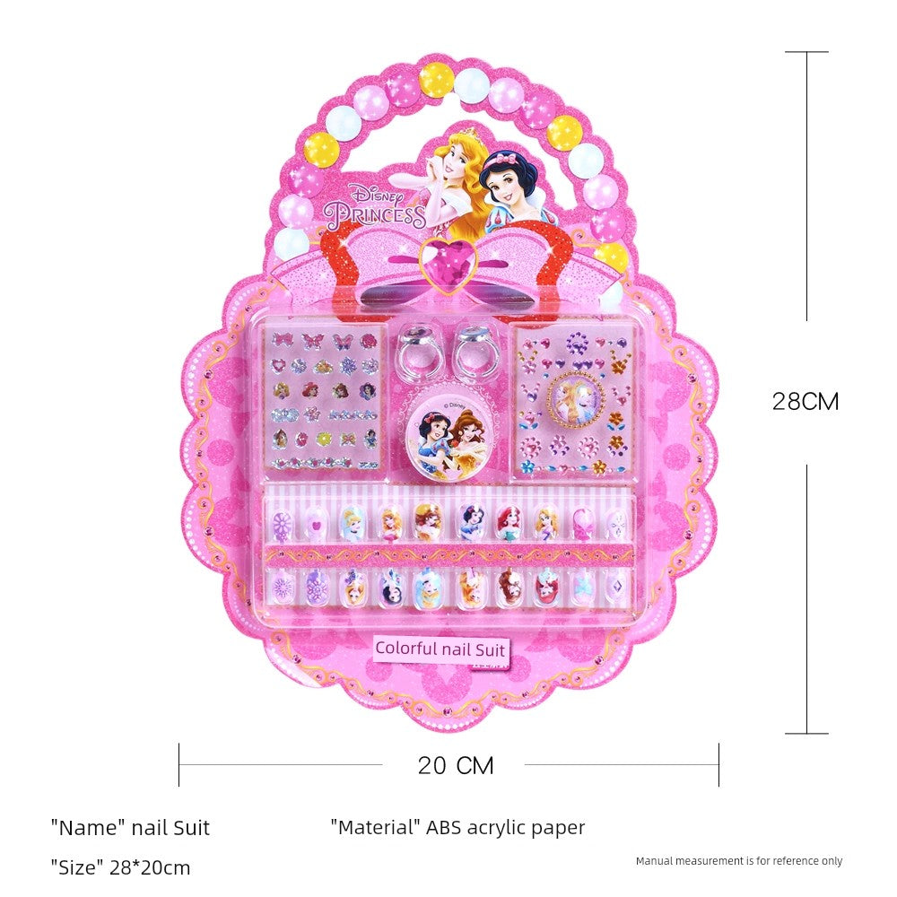 Ye Luoli Ice Princess Gem Girl Toy Nail Sticker