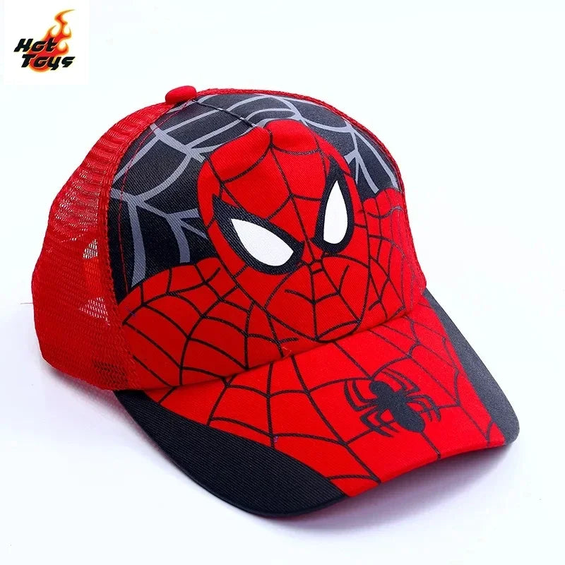 MENS Spider Man Baseball Cap Cartoon Mesh Cap Hip Hop Hat Sunscreen Breathable Adjustable Children's Day Christmas Gift Ornament