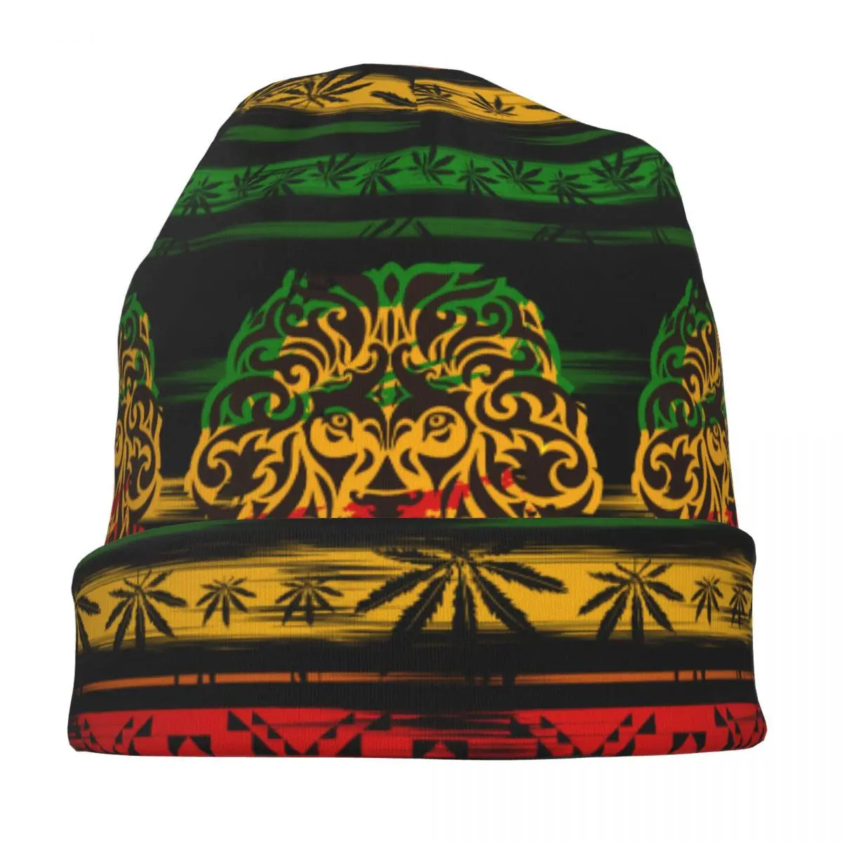420 Reggae Rasta Lion Cannabis Beanies