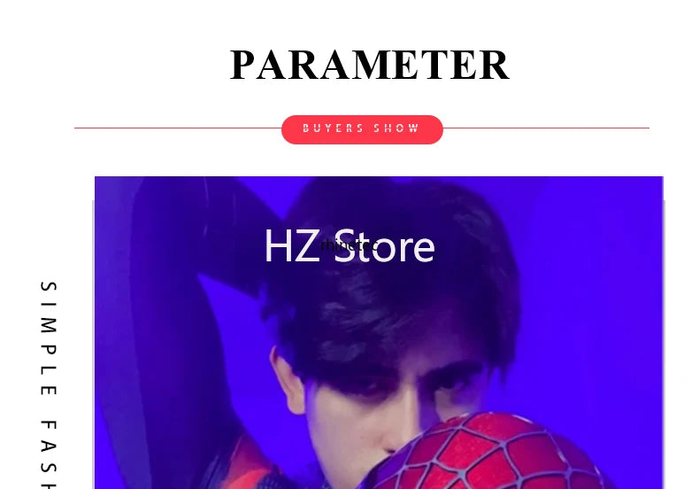 Marvel Toby Spiderman Mask Detachable Lenses 3D Spider-Man