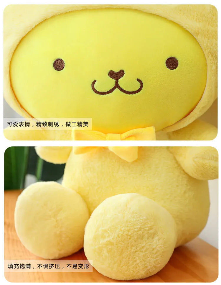 35/45cm Cute Cinnamoroll Toys Pudding Dog Plush Doll Gives Friend and Child Birthday Gift Pillow for Kids