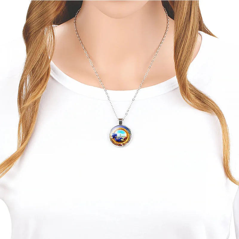 Sonic The Hedgehog Necklace Silver Pendant.