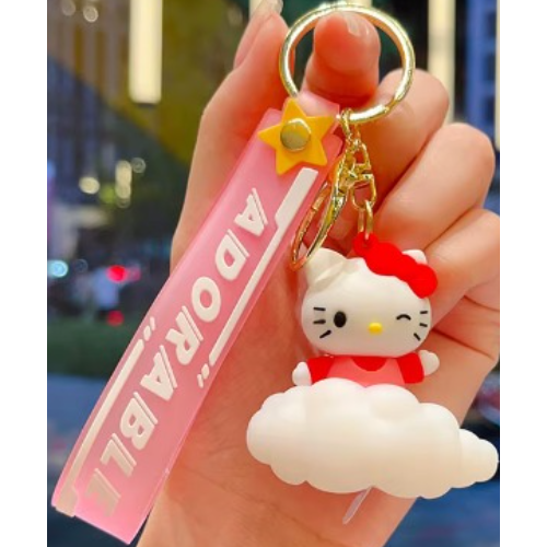 Whether unlocking doors in the dark or simply showing off your love for Hello Kitty, this keychain is the perfect companion.