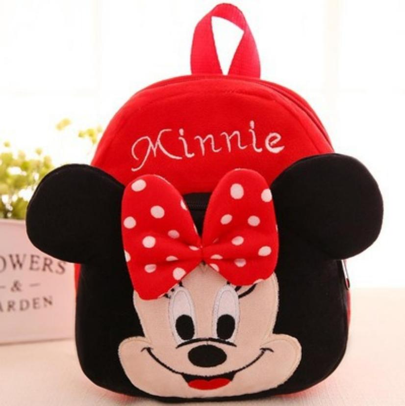 Minnie Mouse Plush Character Backpack