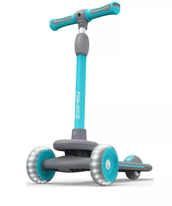 š“ Zoomilu LED Light-Up Scooter ā Turquoise Edition