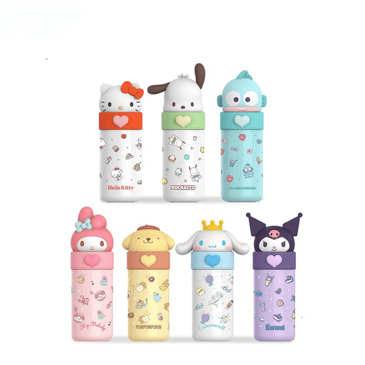 Sanrio Kuromi & Melody Insulated Stainless Steel Mug - Portable, Cute Thermal Cup for All