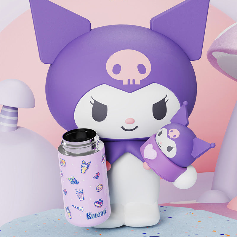 Sanrio Kuromi & Melody Insulated Stainless Steel Mug - Portable, Cute Thermal Cup for All