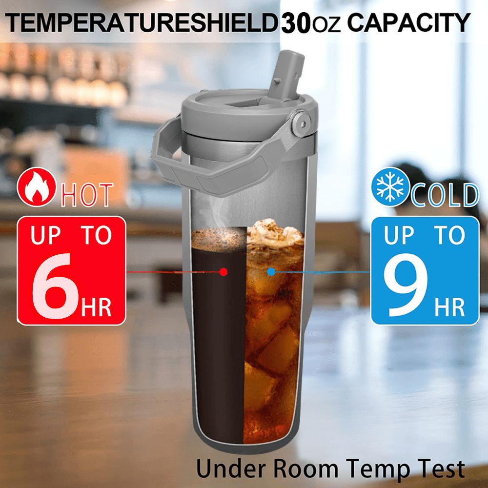 Sanrio Hello Kitty & Friends 30oz Insulated Stainless Steel Tumbler - Leakproof, Portable for Travel, Sports, Fitness | Cute My Melody & Cinnamoroll Designs | Ideal for Car Use