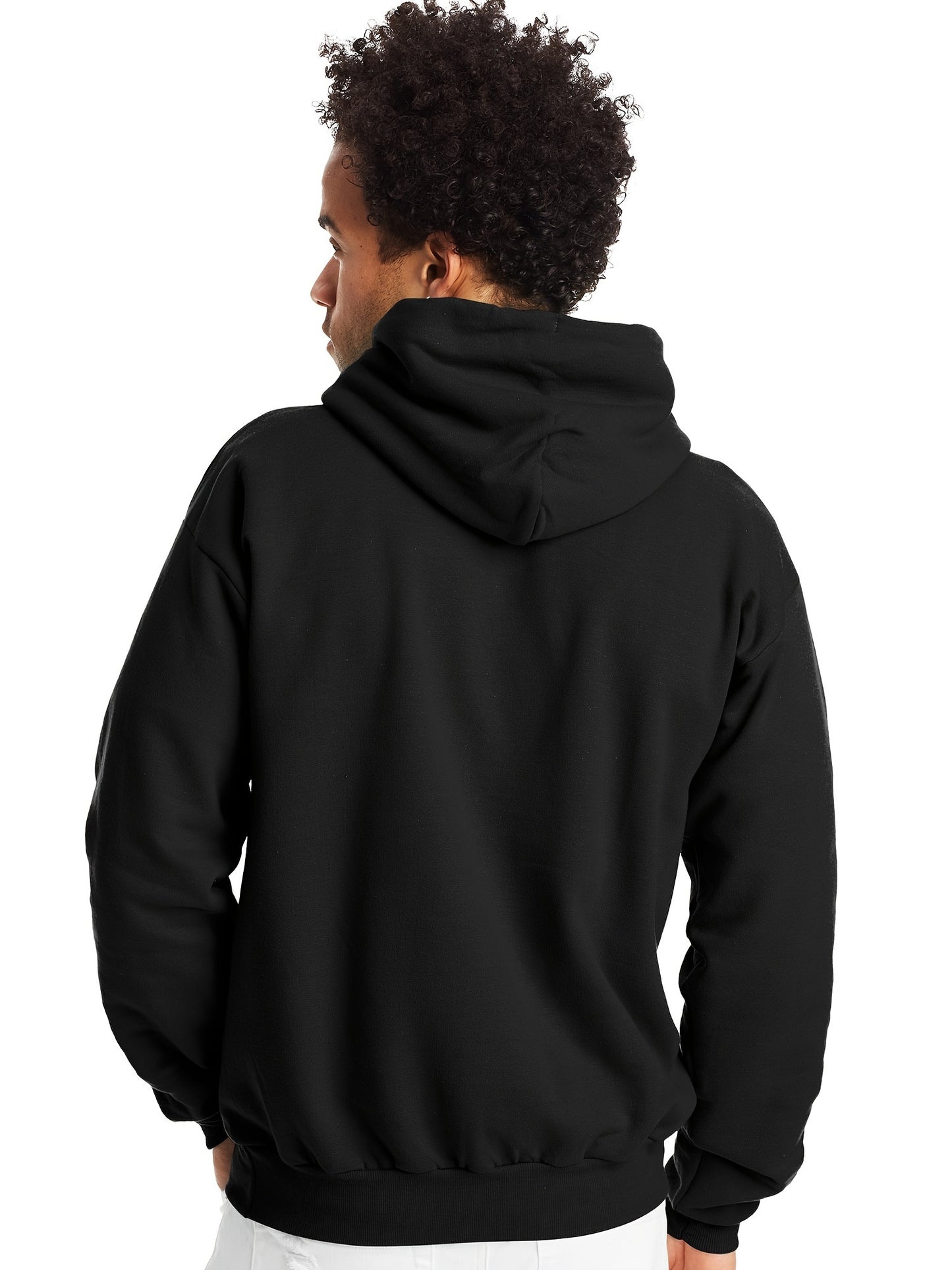Made in USA Men's Breathable Hoodie with Pockets, Casual Hip Hop Thug Life Hood Text Sweatshirt, Funny West Coast Print Design Streetwear for Winter Autumn