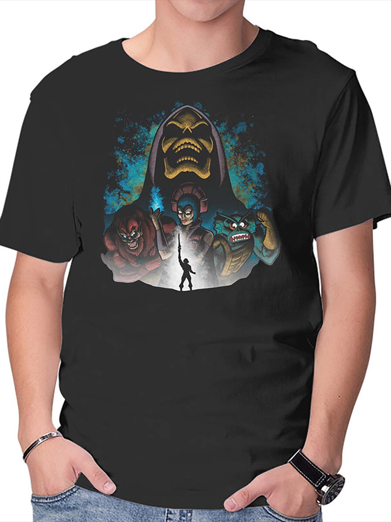Villains Of Eternia 431408 funny Men’s Short Sleeve Graphic T-shirt Collection black TFY
