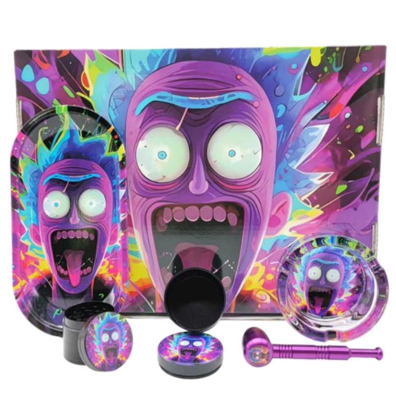 RICK AND MORTY Themed Smoking Accessories Set – Level Up Your Sessions