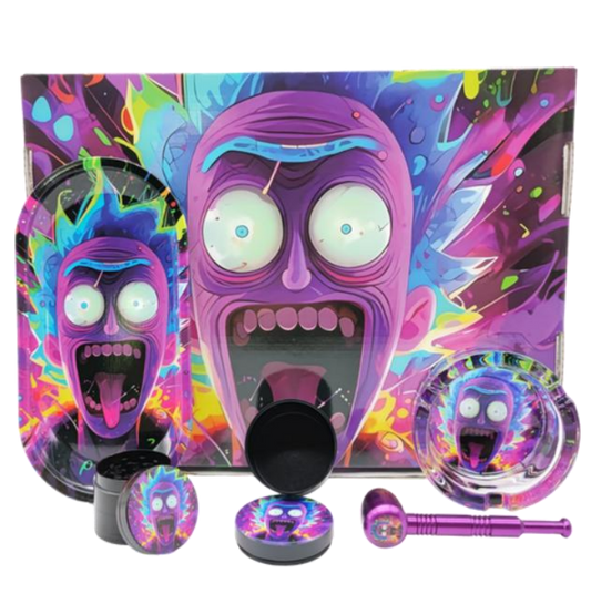 RICK AND MORTY Themed Smoking Accessories Set – Level Up Your Sessions