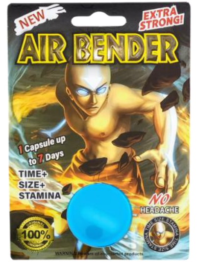 AIR BENDER - Extra Strong Performance Supplement  (2PK) MALE ENHCNCEMENT PILLS