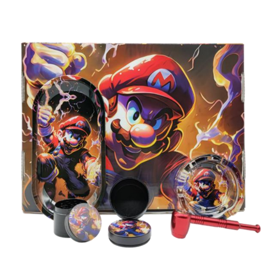 Mario-Themed Smoking Accessories Set – Power-Up Edition