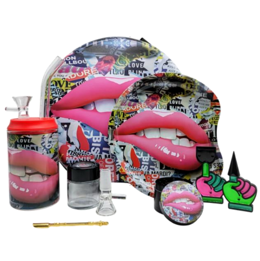LIPS Juice Bong Kit in EVA Bag: