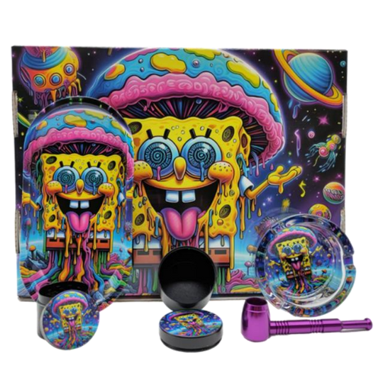 Psychedelic SpongeBob-Themed Smoking Kit