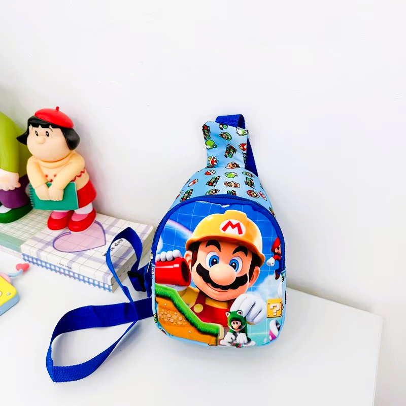 Level Up Your Kid's Style with the Super Mario Crossbody Bag!
