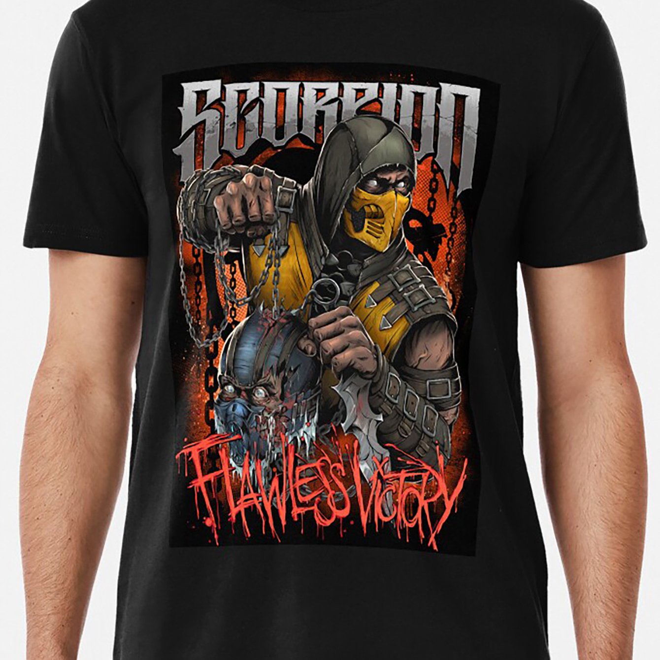 ScorpioN Classic T-Shirt Copy Premium T-Shirt, Casual Unisex Short Sleeve Tee Tops, Youth & Adult Black T Shirt, Halloween Gift, Christmas Gift