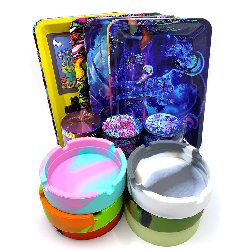 3Pcs  Tray/W Metal **SMOKING DEVICES**