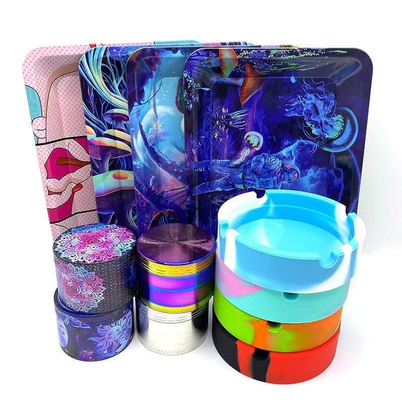 3Pcs  Tray/W Metal **SMOKING DEVICES**