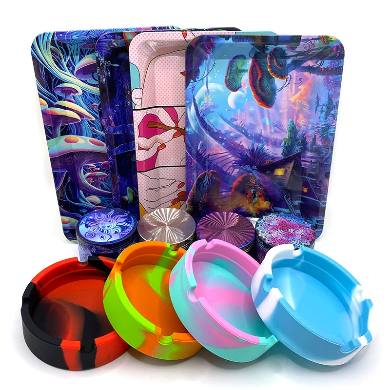 3Pcs  Tray/W Metal **SMOKING DEVICES**