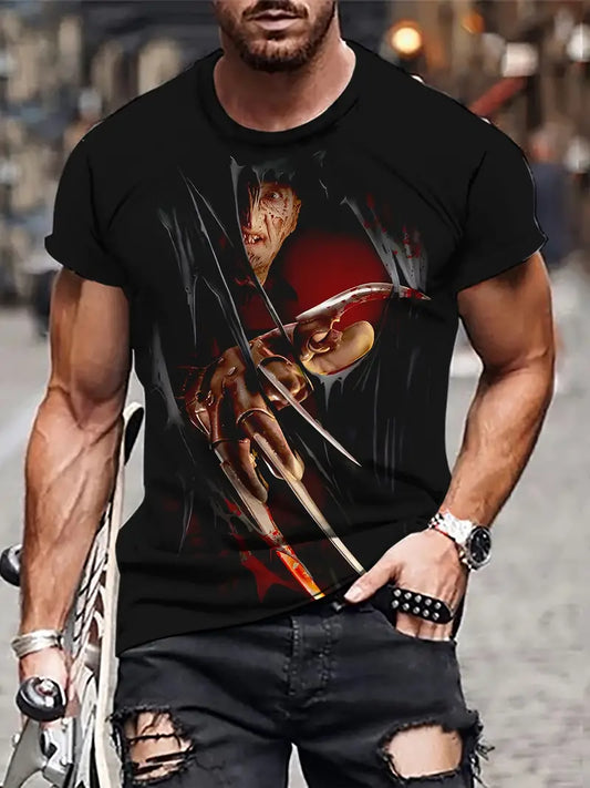 Freddy Krueger Slasher Tee – Nightmare Streetwear